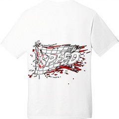 Speed Racing Checkered Flag T-Shirt, Vintage Motorsport & Race Fan Graphic Tee