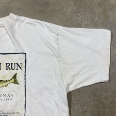 Vintage 90s Salmon Run Chardonnay 1992 Tultex Wine Graphic T Shirt XL USA