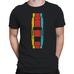 Retro Sports Car Stripe Art Men’s T-shirt