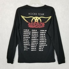 AEROSMITH 2017 Concert ROCKS TOUR Graphic T-Shirt ~ Black ~ Medium