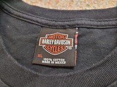 Harley Davidson Shirt Mens XL Black Steel City Washington PA Graphic Tee