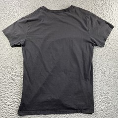 OAKLEY T SHIRT MENS XL BLACK GRAY SHORT SLEEVE GRAPHIC TEE Y2K COTTON LOGO