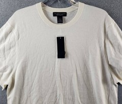 The Men’s Store at Bloomingdale’s Cashmere Blend Sweater Tee XL Cannoli Pullover