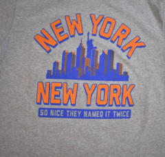 Fifth Sun Mens New York The City So Nice They Named It Twice Gray Shirt New S-XL
