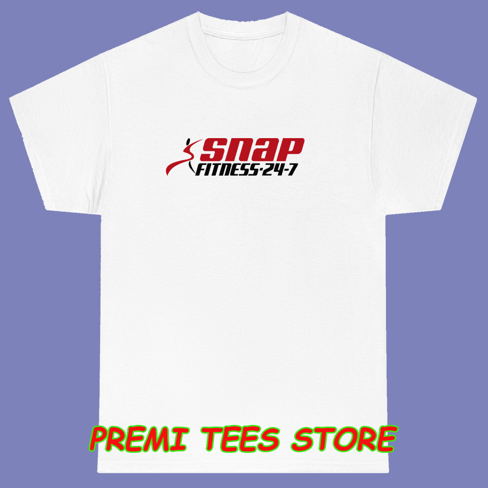 Snap Fitness Gym Men’s White Size S-3XL