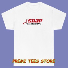 Snap Fitness Gym Men’s White Size S-3XL