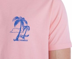 Chubbies Men’s The Weekend Relaxer Short Sleeve T-Shirt Coral NEW $30