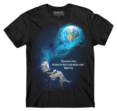 Nikola Tesla t-shirt, Tesla dream t-shirt, Free Energy t-shirt,scientist t shirt