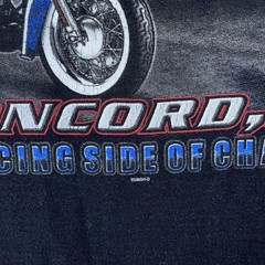 Vintage Harley-Davidson Shirt Large Pat Rogers Speedway Concord North Carolina