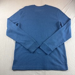 Sonoma Super Soft Performance Thermal Mens M Blue Long Sleeve Base Layer Top NEW