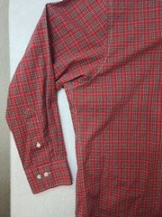 Lauren Ralph Lauren Mens XL Red Plaid Slim Fit Long Sleeve Button Up Shirt