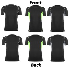 Mens Compression Athletic Fitness Shirt Base Layer Tops Tight Dry Sports Gym Tee