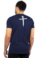 THREE NAILS Core Cross Tee Activewear – Live Your Purpose, Select Size & Color