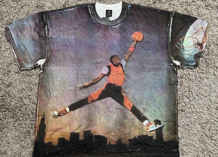 Vintage Michael Jordan Jump man NBA Chicago Bulls Nike Tee T Shirt Size 3XL
