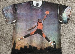 Vintage Michael Jordan Jump man NBA Chicago Bulls Nike Tee T Shirt Size 3XL
