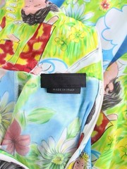 Prada Ss’19 Flashback Print Turtleneck Jersey Top LongSleeve, Size XL