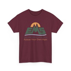 Eastern Mountain Sports T-Shirt Defunct Outdoor Retailer Follow Your Own Path