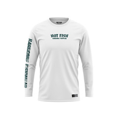 BARRACUDA HOT FISH – Men’s Green Long Sleeve Fishing Shirt – UPF Protection