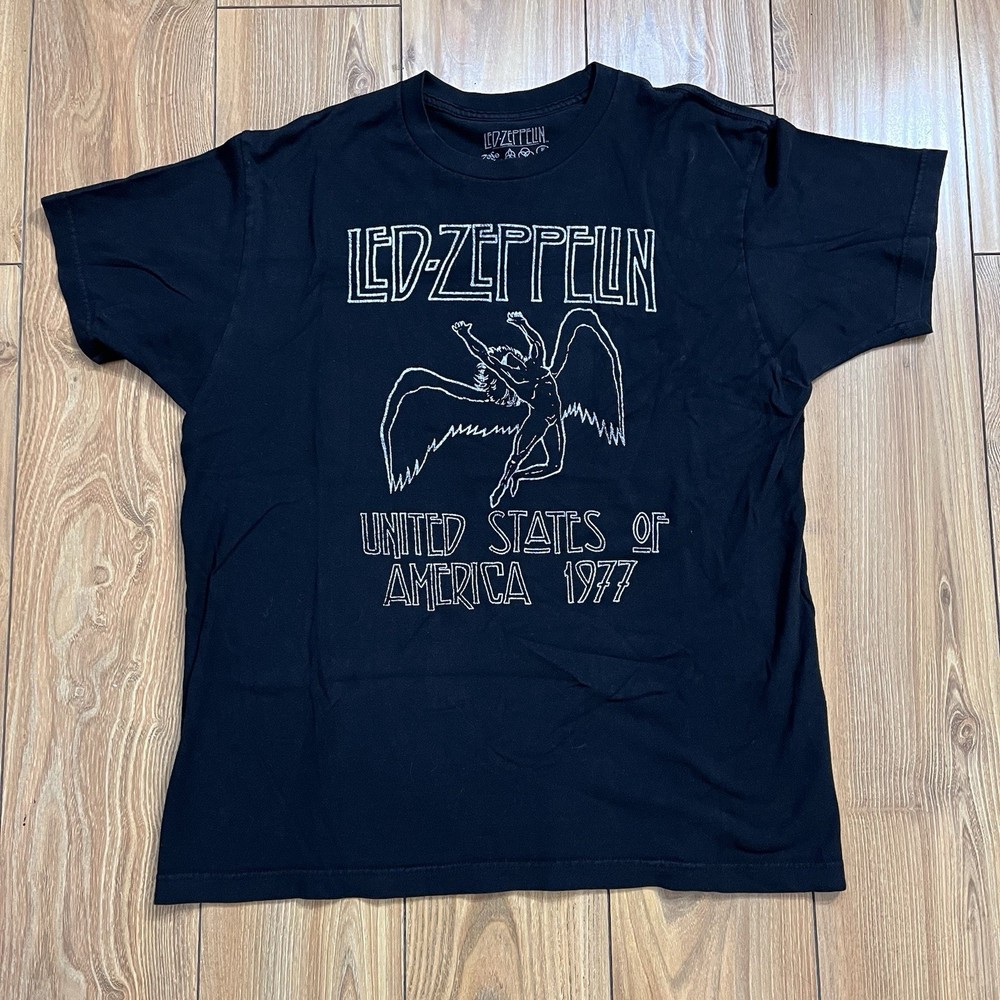 Led Zeppelin T-Shirt Size L United States of America 1977