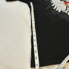 Avirex Mens XXL Black Graphic T Shirt Sky Kings Eagle Crest Y2K Streetwear
