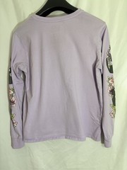 Her Universe Kiki’s Delivery Service Jiji Purple Long Sleeve Cotton Tee S