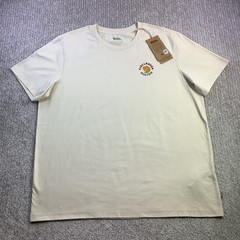 Fjallraven Kanken T-shirt Boston Chalk White Organic Cotton Unisex Size XL NWT