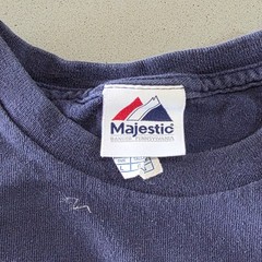 Majestic New York Yankees Tradition Begins Here Graphic T-Shirt Navy Blue Mens L