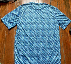 REEL LEGENDS Mens Sz Medium Reel-Tec T-shirt Cool Easy Care Blue, VGUC