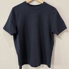 Common People Ottoman T Shirt Medium Blue Short SleeveTextured Elevated Basics