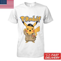 Pikadolf Hitler Shirt Funny Cartoon Graphic Tee