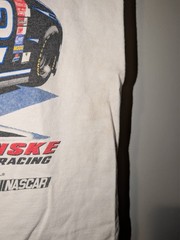 Vintage 2000s Ryan Newman #12 Nascar Racing Big Print Shirt Medium Double Sided