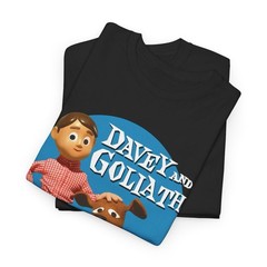 Davey And Goliath T Shirt – 60’s TV Animation Classic Retro Tee – New