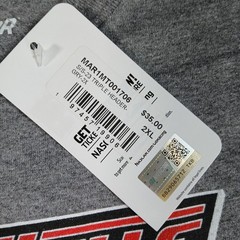 NASCAR Martinsville Speedway T-Shirt Mens 2XL Gray Cotton Blend Racing Fan Tee