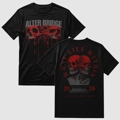 Alter Bridge1 Red Skull What Lies Within Tour 2026 T-Shirt