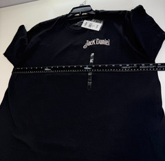 NWT Changes Mens Crew Neck Short Sleeve Jack Daniel’s Vintage T-Shirt Black