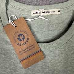 Marine Layer Shirt Mens Medium Green Re-Spun Signature Crew Neck Pocket Tee NWT