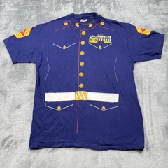 Vintage 1985 Fruit Of The Loom Made In USA Marine Corps Dress Blues T Shirt XL