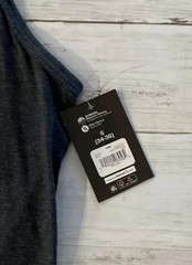 Athletic Works Mens Round Neck Black Heather DriWorks Active Tank Top S 34-36