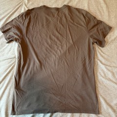 Men’s Dark Beige Dockers Shirt Size Medium, Vintage, Short Sleeve, Pocket Tee