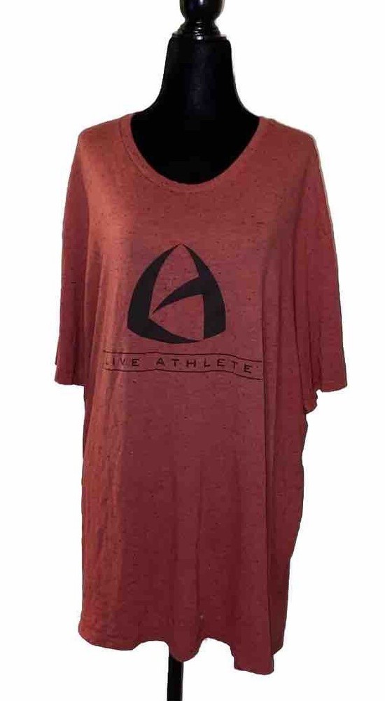 District Made Unisex 3XL Round Neck Short Sleeve Peach Color T-Shirt
