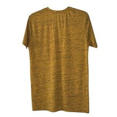 Dikotomy Premium Basics Men’s Mustard Gold Marled Standard Fit T Shirt Size M