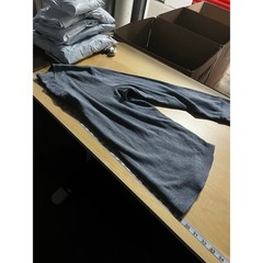 Sonoma Mens Thermal Henley L Blue Base Layer Hiking Outdoor Camping Travel