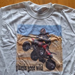 Glamis Gone Wild M Gilden Ultra Cotton ATV Long Sleeve Shirt White Sand Dunes