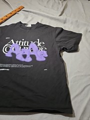 Atcg Brand Shirt Mens Medium Black Graffiti Graphic Print Streetwear Tee
