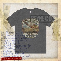 Big Muskie Model 4250-W Dragline 1969 Vintage Men’s T-Shirt