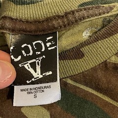 Code V Shirt Men Small Camouflage Lightweight Hog Workout Streetwear Casual Tee