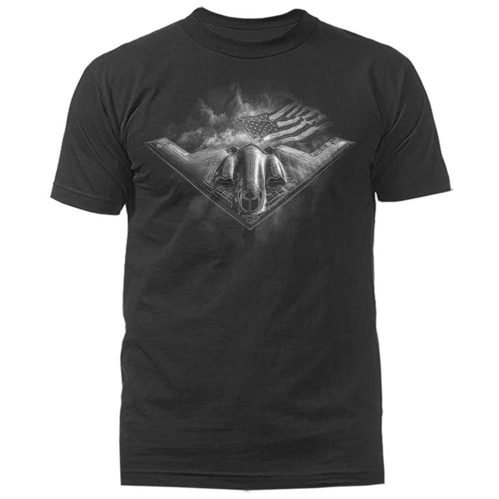Stealth Bomber Military Aircraft Air Force Jet Patriotic Veteran T-shirt