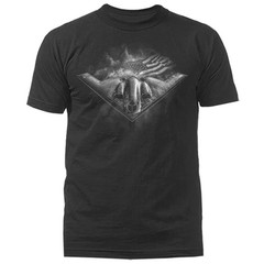 Stealth Bomber Military Aircraft Air Force Jet Patriotic Veteran T-shirt