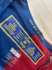 Nike FC Barcelona Home Shirt 2008 2009 UNICEF Jersey XL Messi Era Soccer Footbal