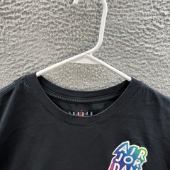 Nike Air Jordan Shirt Adult Large Black Streetwear Hip Hop Grunge Skater Y2K